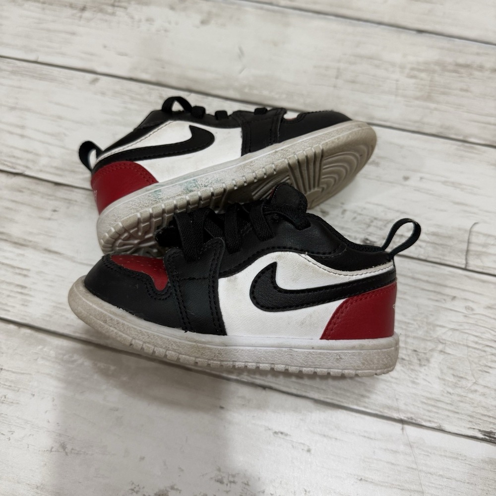Toddler's Jordan 1 Low Alt White/Black-Varsity Red-White (DR9747 161) Toddler 7C